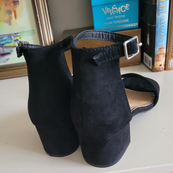 Black Suede Prom shoes - Picture 3 of 5